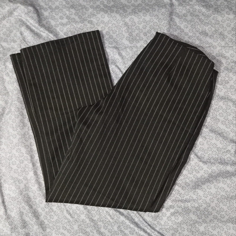 Size 13 black striped dress pants